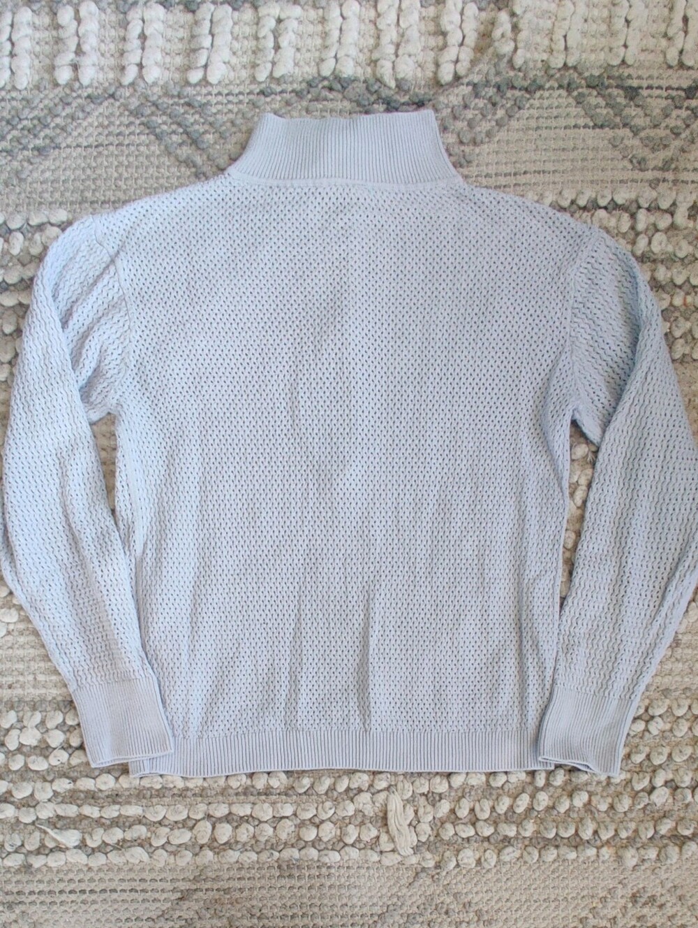 Varley Calva Quarter Zip Pullover In Pearl Blue Size Small - Picture 5 of 9